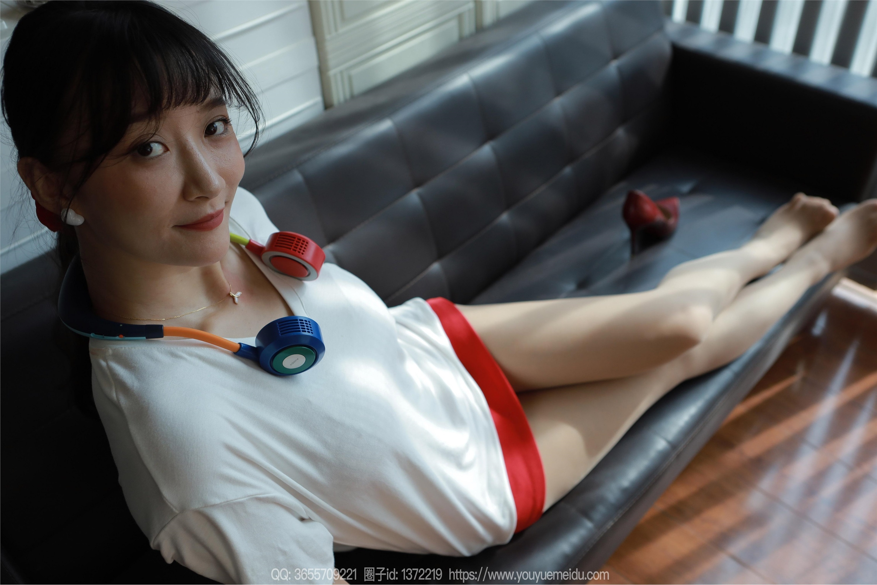 IESS异思趣向  2024.08.20 丝享家 1826 秋秋《白T红裙》